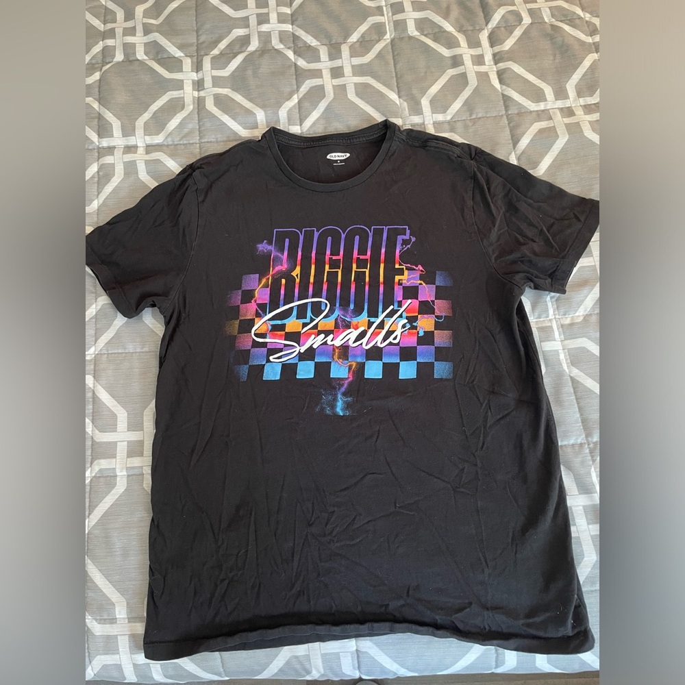 Old Navy Biggie Smalls Graphic T-Shirt Black Medium M